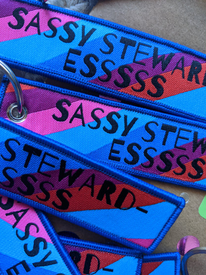 SASSY STEWARD....ESSESSSS Luggage Tag