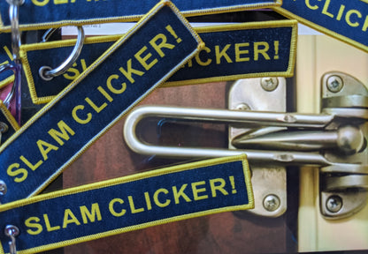 SLAM CLICKER  keychain Luggage Tag