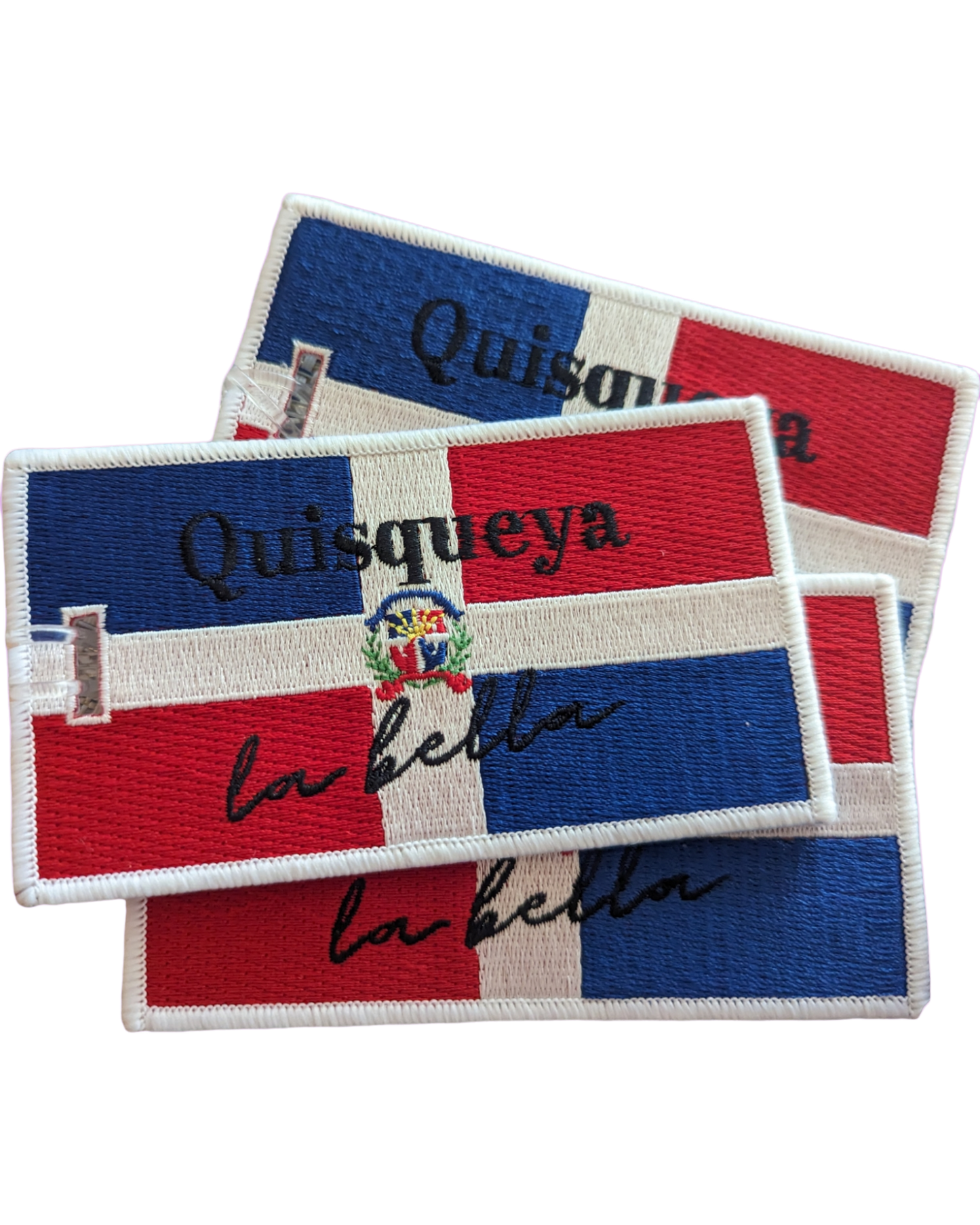 Quisqueya La Bella! DR Flag Luggage Tag