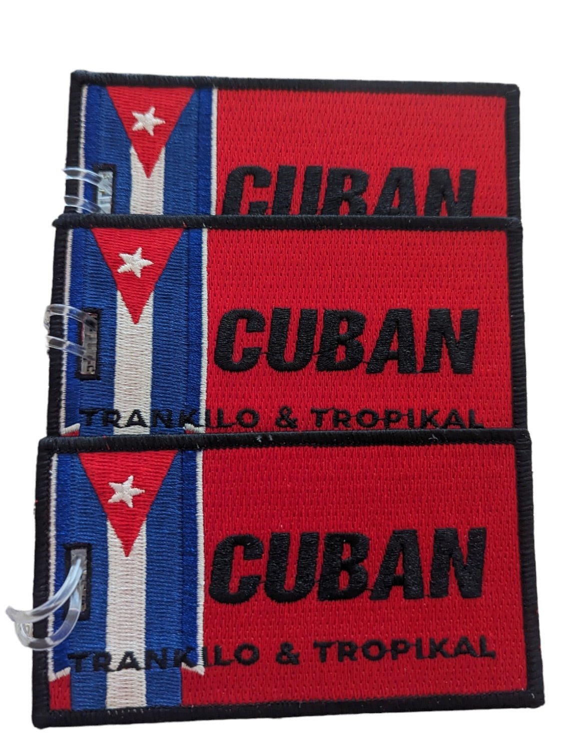 CUBAN…. Trankilo & Tropikal luggage tag